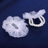 Bomandu Pack of 8 Elastic Pearl Wrist Corsage Bands Wristlets DIY Wrist Corsages Accessories for Wedding Prom Party