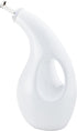 Rachael Ray Ceramic EVOO Oil and Vinegar Dispensing Bottle with Spout, 24 Ounce, White