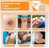 Carbou 5Pcs Silicone Foam Dressing 6" x 6" (15cmx15cm) - Square Wound Care Dressing with Border Adhesive Waterproof Central Ultra Absorbent-Foam(4.3" X 4.3")Waterproof Silicone Wound Bandage