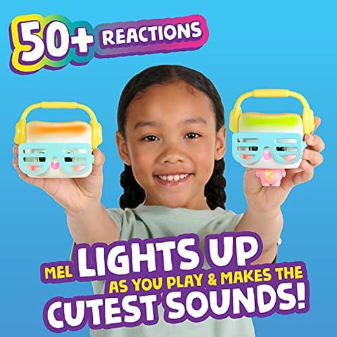 My Squishy Little Marshmallow – Interactive Doll Collectible with Accessories – Mel (White)