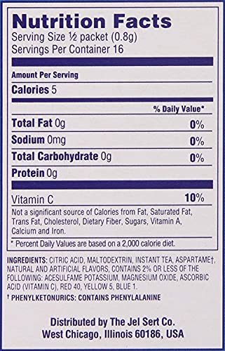 Wyler's Light Singles To Go Powder Packets, Water Drink Mix, Lemonade, 48 Single Servings (Pack of 6)