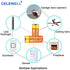 CELEWELL A23 23A Alkaline (5-Pack) Battery Same as 23AE L1028 MN21 ?5-Year Warranty?