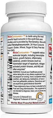 MetaCurcumin 277x Super Curcumin + TetraHydroCurcumin