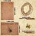 Vintage Stationary Paper and Envelopes Set, Writing Stationery Paper Letter and Envelopes Includes Sheets Antique Letter Papers, Kraft Envelopes, Retro Accessories, Rope (60)