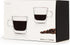 Dorsaer Espresso Cups -6oz Crystal Clear Heat Insulation Double Wall Glass Coffee Cups for Latte,Cappuccino,Hot Chocolate,Juice and Tea (Set of 2)