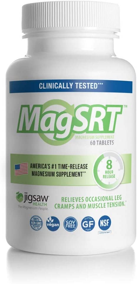 Jigsaw Health MAG SRT Magnesium Supplement Mag SRT, 60 Count