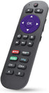 Gvirtue Universal Remote Control Fits for Roku Player 1 2 3 4 Premiere/+ Express/+ Ultra with 9 More Learning Keys Programmed to Control TV/Soundbar/Receiver