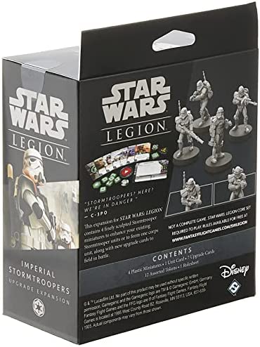 Star Wars Legion Imperial Stormtroopers Upgrade Expansion | Miniatures Game | Strategy Game for Adults and Teens | Ages 14+ | 2 Players | Avg. Playtime 3 Hours | Made by Atomic Mass Games