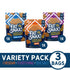 Fat Snax Low-Carb Keto Crackers, Variety Pack, 2.25 Ounce (Pack of 3), Cheddar, Everything and Sea Salt Almond Flour Crackers, Certified Gluten-Free, Low Sugar Healthy Snack, 2-3g Net Carbs, 11g Fat