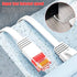 Cat 6 Ethernet Cable 60 ft White Computer LAN Cable Flat RJ45 high Speed Internet Patch Cable Ethernet Cord with Cable Clips for modems (White, 60FT)