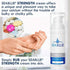 Calcium Magnesium Lotion - Transdermal Vitamins - Absorbs Through the Skin - No More Pills - for Bone Strength by SeaBlue, 1.6 Oz.