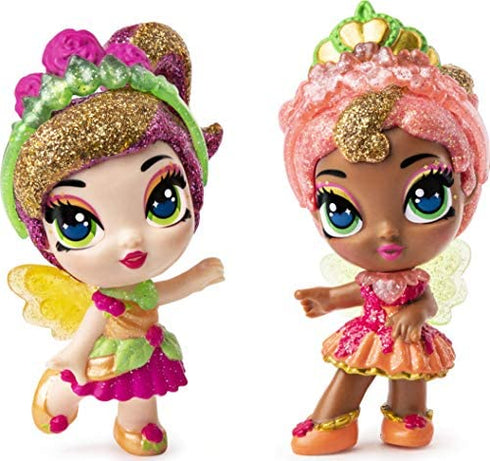 Hatchimals, Pixies Royals 2-Pack, 2.5-Inch Collectible Dolls and Accessories, for Kids Aged 5 and Up (Styles May Vary)