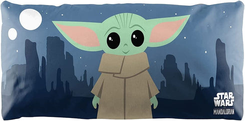 The Mandalorian Baby Yoda Body Pillow Cover Pillowcase (20in. X 54in.)