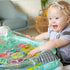 Infantino Wee Wild Ones Pat & Play Water Mat - Narwhal Themed Water mat for Infants and Older Babies, for Tummy time and Sensory Play