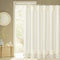 YOSTEV Ivory Ruffle Shower Curtain Farmhouse Fabric Cloth Shower Curtains for Bathroom 54x78 Inches,Stall Size