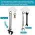 TWONE White Cloud Magnetic Key Holder for Wall - Novelty Adhesive Cute Key Hanger Organizer, Easy to Mount - Powerful Magnets Keep Keychains and Loose Keys Securely in Place