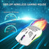 Wireless Gaming Mouse Lightweight Honeycomb Design 3200 DPI Rechargeable Gaming Mouse with 16 Rainbow Backlit, USB Receiver,Compatible with PC Gamers and Xbox and PS4 Users