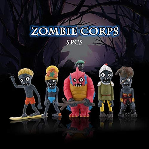 Maikerry 10 Pieces Zombies 2 Series Toys, PVC Garden Warfare 2 Gifts Zombie Toys for Kids and Fans