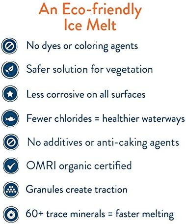 REDMOND Ice Slicer - Ice Melt Salt, Kid & Pet Safe Deicer, All-Natural Granular Ice Melt (10 LB)