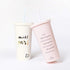Kate Spade New York Bridal Insulated Tumbler with Reusable Straw, 20 Ounces, Miss to Mrs. (White)