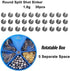 Hook Snap Swivel Sinker Assortment 110Pcs Fishing Tool Assortment Terminal Tackle Baitholder Hooks Octopus Hook Circle Hooks Sinker