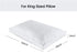 STONECREST Gusseted Pillow Protector - 1 PC, Zipper Premium Gusset Pillow Encasement Covers(400tc Dot Jacquard-Gusset, King)
