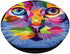 Colorful Cat Cute Kitten Artistic Geometric Pop Art Cat head PopSockets PopGrip: Swappable Grip for Phones & Tablets