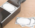 40 Decorative Rectangle Write-On Labels for Bottles & Jars, 2.5 x 1.5 Inches, White Matte Finish (MCST))
