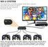 Gamecube Adapter for Nintendo Switch Gamecube Controller Adapter and WII U and PC, Super Smash Bros Gamecube Controller Adapter. Support Turbo and Vibration Features with 180cm Long Cable
