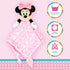Disney Baby Minnie Mouse Plush Stuffed Animal Snuggler Lovey Security Blanket - Pink