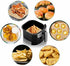 Air Fryer Parchment Paper Liners: 200PCS 8.5 inch Air Fryer disposable paper liner - Square Perforated parchment paper for Air Fryer, Premium Bamboo Steamer Liner for Air Fryers Baking Cooking Oven