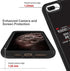 Case for iPhone 6 Plus 6s Plus, iPhone 8 Plus Case, iPhone 7 Plus Case Basketball Black for Boy Men Designer Shockproof Rugged Dual Layer Bumper Full-Body Protective Cover 5.5 inch, Dunk Basketball