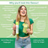 Smoothie Bombs Blender Boosters -Super Greens Mix, Matcha, Spirulina Organic Superfoods ingredients, Gluten-Free, Vegan, 5 Bombs Per Tube