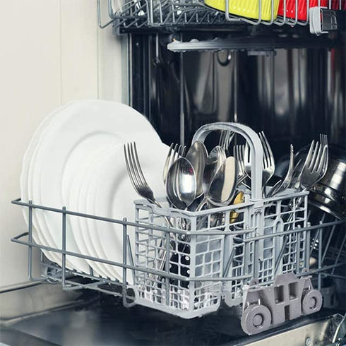 1 YEAR WARRANTY W10195416 W10195416V Dishwasher Wheels Lower Dish Rack Wheel Assembly - Compatible with Kenmore, Kitchenaid, Whirlpool Dishwasher Wheels, Perfect Replace W10195418, W10195416VP 4 PACKS