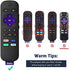 Roku Remote Cover,Roku TV Remote Cover Compatible with Roku Voice Remote,ROKU Player Remote Cover with Lanyard,Anti Slip Remote Cover for Glow in The Dark?Glow Green & Blue?