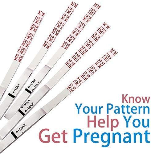 Wondfo Pregnancy Test Strips Early Detection - Extra Sensitive 10 MIU/ML HCG Early Predictor Kit (25 Count)