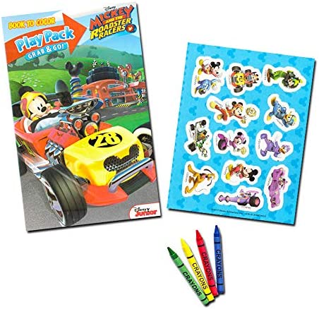 Disney Shop Mickey Mouse Paint with Water Set for Kids Toddlers Bundle ~ Reusable Mess Free Imagine Ink Book with Water Surprise Brush with Mini Coloring Book and Stickers (Water Painting Kit)