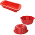 1x Silicone Bread Pans + 2x Silicone Bundt Pans