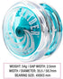 Yomega Raider - Professional Responsive Ball Bearing Yoyo, Great for Kids, Beginners and for Advanced String Yo-Yo Tricks and Looping Play. + Extra 2 Strings & 3 Month Warranty (Light Blue)