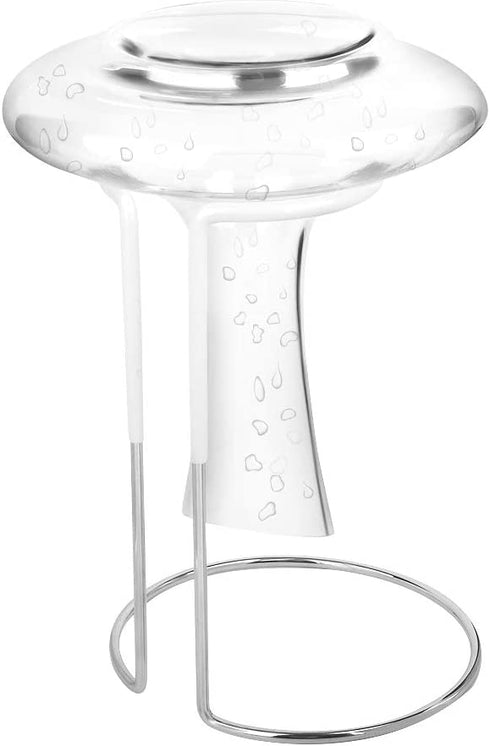 Decanter Stand, Decanter Drying Rack Bundle with Decanter Cleaning Brush, Decanter Cleaning Beads
