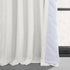 HPD Half Price Drapes Pleated Faux Silk Blackout Curtains For Bedroom Vintage Textured 25 X 96 (1 Panel), PDCH-KBS2BO-96-FP, Off White