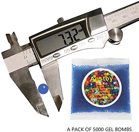 Anstoy Gel Ball Blaster Parts Tool Accessories Including - 10000 pcs Gel Balls Bullet | 2 pcs Magazine | 1 Battery |1 USB Charging Cable