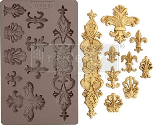 PRIMA MARKETING INC Redesign Mould 5X8, us:one size, Fleur De Lis