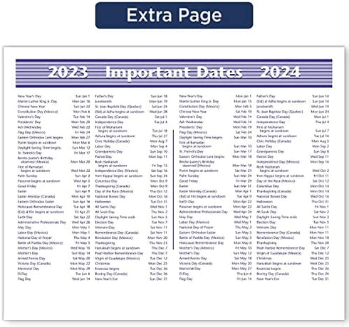 AT-A-GLANCE 2023 Weekly Desk Calendar Refill, Flip-A-Week, 6" x 7" (SW705X50)