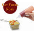 6 pcs 12 Oz Plastic Squeeze Condiment Bottles for Mustard Dressing Ketchup BBQ Sauce Mayonnaise Syrup, No Leak Tip Cap Plastic Squirt Dispenser Clear Containers Storage