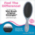 Wet Brush Disney Original Detangler Hair Brush Princess Guiding Spirit - Frozen 2, Elsa - All Hair Types - Ultra-Soft IntelliFlex Bristles Glide Through Tangles with Ease - Protects Against Split Ends