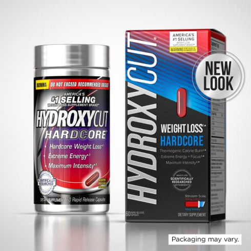 Weight Loss Pills for Women & Men | Hydroxycut Hardcore | Weight Loss Supplement Pills | Energy Pills to Lose Weight | Metabolism Booster for Weight Loss | Weightloss & Energy Supplements | 60 Pills