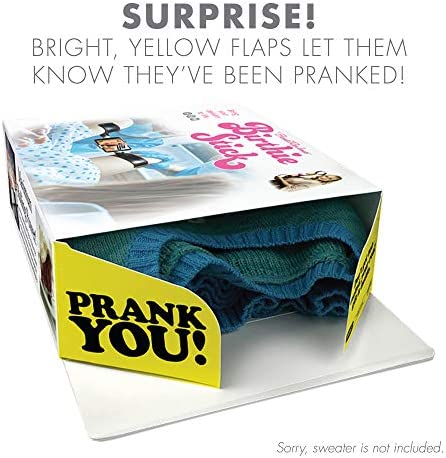 Prank Pack, Birthie Stick Prank Gift Box, Wrap Your Real Present in a Funny Authentic Prank-O Gag Present Box | Novelty Gifting Box for Pranksters