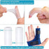 Sumifun Finger Brace, Trigger Finger Splint for Index Middle Ring Pinky Finger Arthritis Pain, Tendon Injury, Broken Mallet Finger Stabilizer Supports for Dislocated Knuckle Immobilizer Wrap for Right Hand