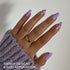 Glamnetic Press On Nails - Mariposa | Glossy Short Coffin Nails with Salon UV Finish, Reusable Opaque Nails in 12 Sizes - 30 Nail Kit with Glue